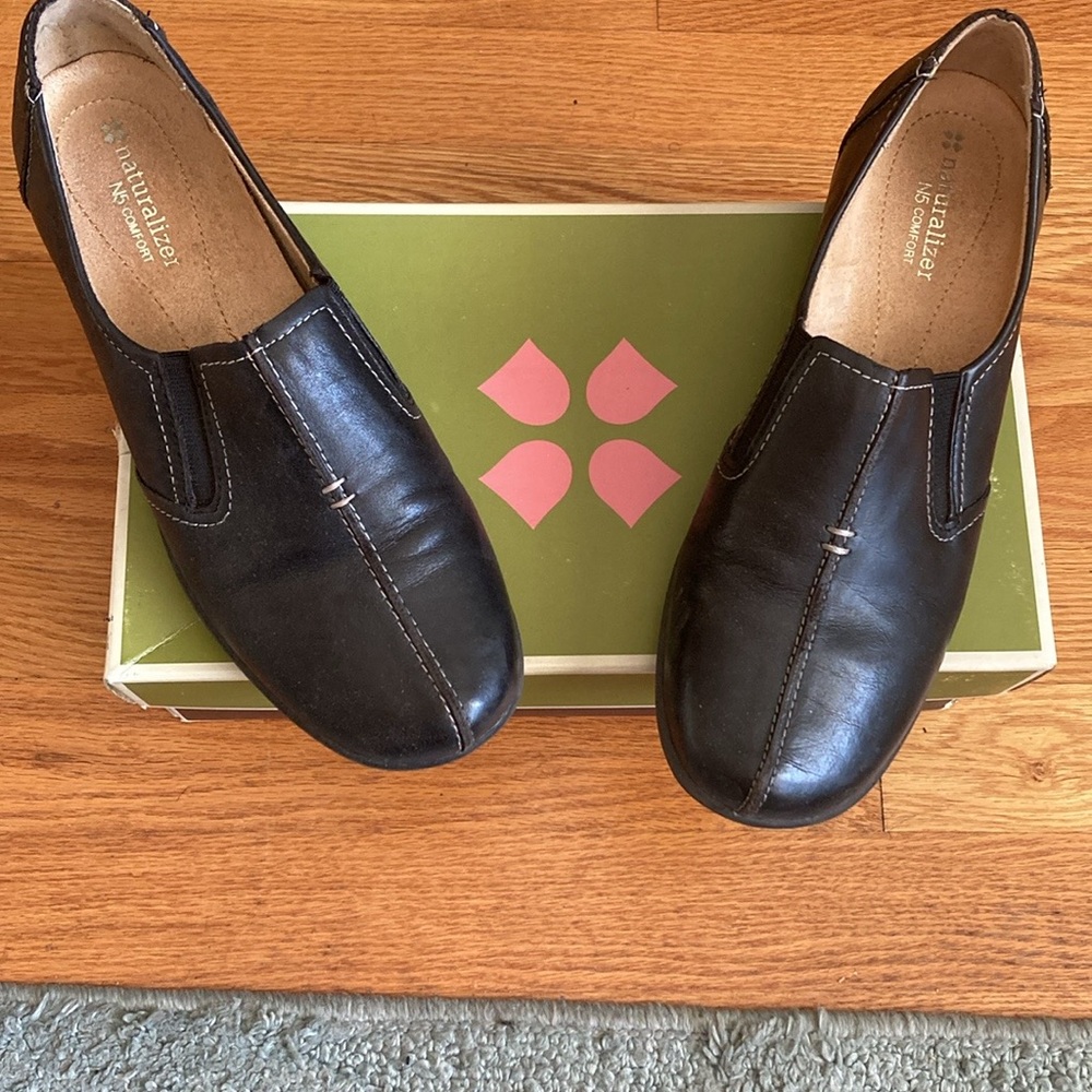 Naturalizer Malvina Black Leather Shoes - Picture 9 of 12